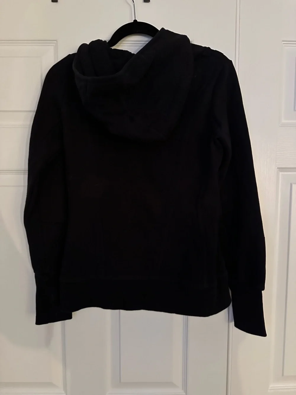 MPG Women’s Black Zip Hoodie with Thumbhole Cuffs - Size Medium - Picture 3 of 8